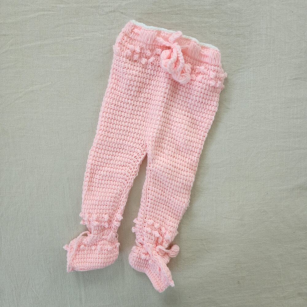 Vintage Cotton Candy Soft Knit Pants 12-18 months